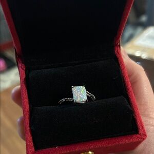 Sterling Silver Opal Ring 💍